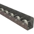 Omni Metalcraft Omni Metalcraft Straight Flow Rail FRWL1.94-2-3-10 - J-Channel 2-29/32" OAW - 4 WPF 3" Axle Centers FRWL1.94-2-3-10